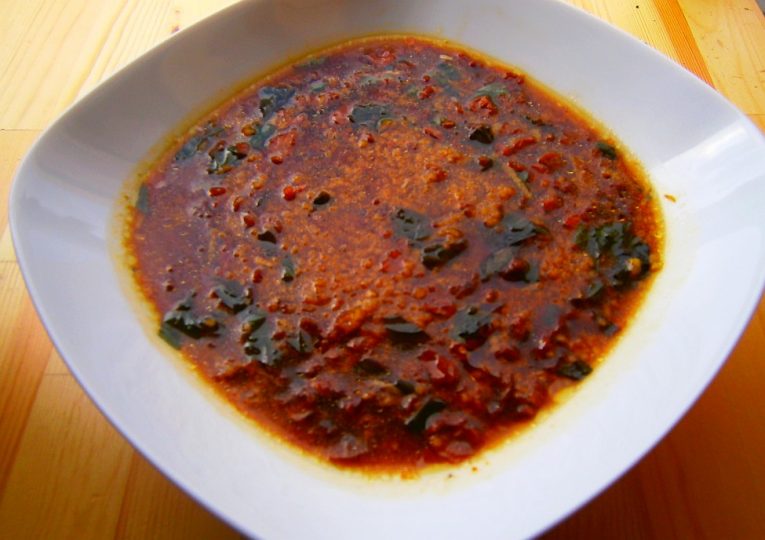 Zupa z suszonych pomidorów